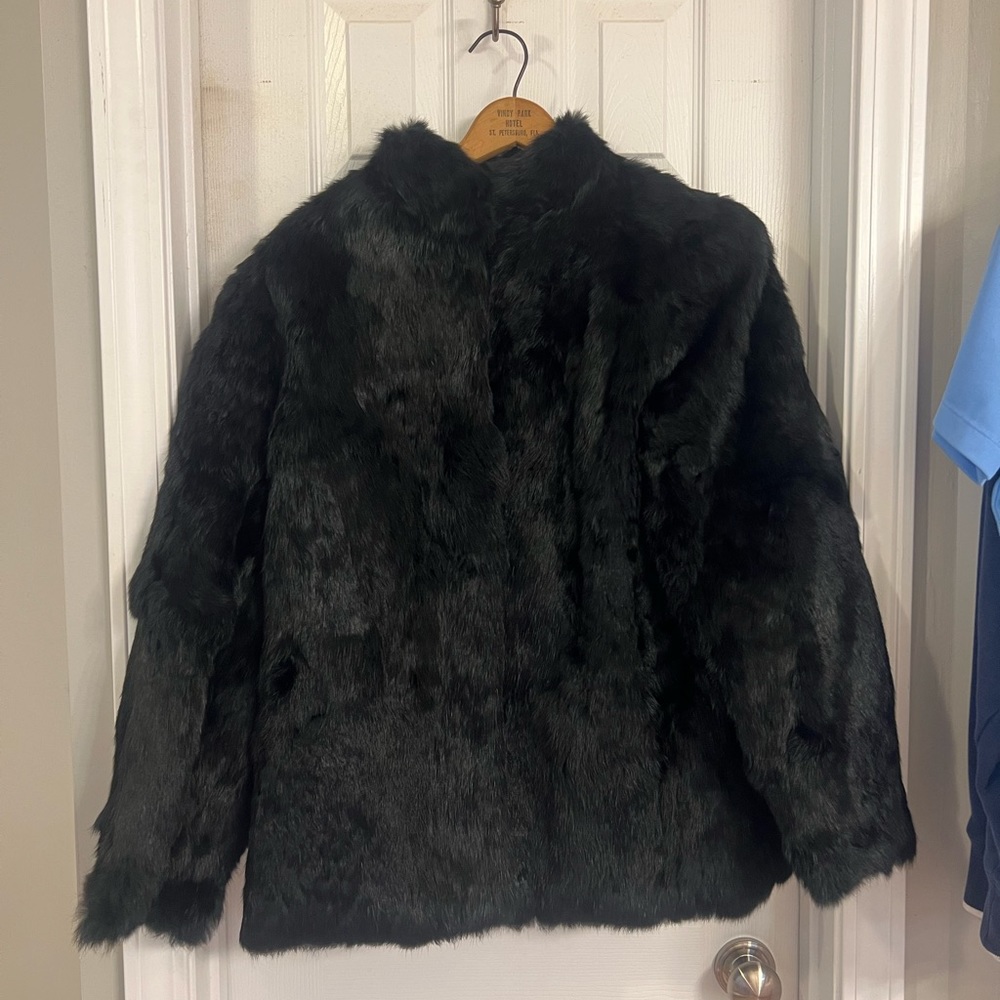 Vintage Rabbit fur coat - Picture 2 of 10